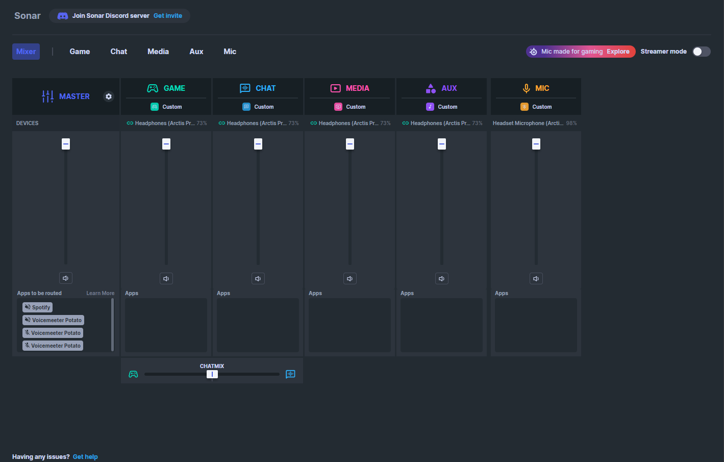 Sonar GG overview